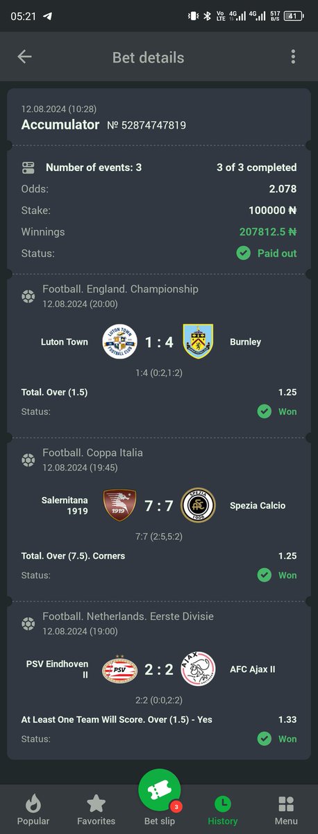 gambitoprime's tweet photo. 207K IN THE BAG!!!🤩🤩🤩🤩🤩🤩

2.0 ODDS BOTD 1  WOOOOOON!!!
✅✅✅✅✅✅✅✅✅✅✅✅✅✅✅✅✅✅✅✅✅✅✅✅✅✅✅✅✅✅✅✅✅✅✅✅✅✅✅

Don’t have a 22BET account use the link below
➡️ https://t.co/xxzX2JjQbV

Join Our Telegram  👉 https://t.co/SkN5mI1zf4 https://t.co/dXkyovRxd7