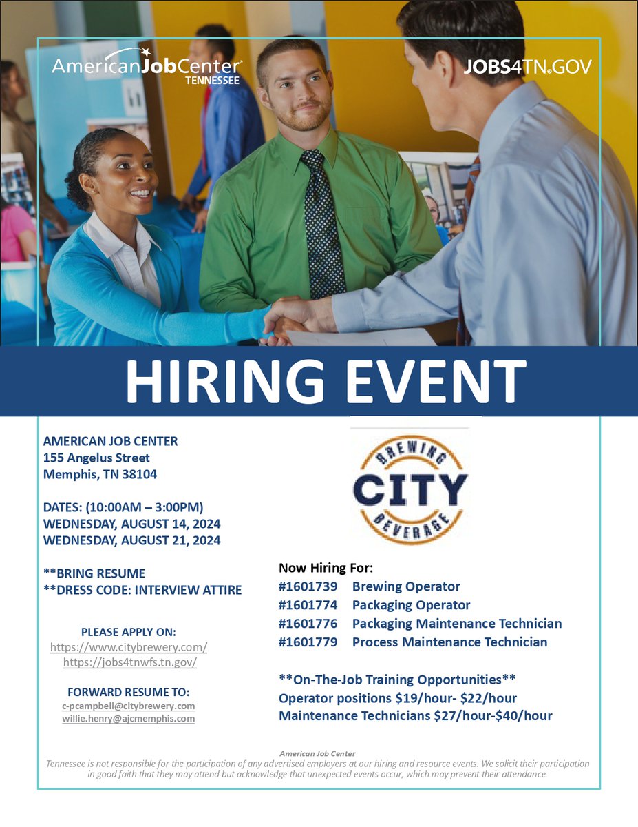 #ajcgreatermemphis #WeChangeLives #equusworkforcesolutions <a href="/CityGtown/">Inside the Gates of Germantown TN</a> @GtownTNED <a href="/germantown365/">Germantown365</a> <a href="/MillingtonTNGOV/">Millington, TN GOVT.</a> <a href="/yoloneci90414/">Millington, TN</a> <a href="/yoloneci90408/">Arlington, TN</a> <a href="/Chamber38002/">Arlington TN Chamber</a> <a href="/BartlettTNGov/">City of Bartlett TN</a> <a href="/eyeongermantown/">Eyes on Germantown</a>  <a href="/TNChamber/">Tennessee Chamber of Commerce & Industry</a> <a href="/JMHanson007/">Justin Hanson</a> <a href="/MillingtonTN/">Millington Tennessee</a> <a href="/fayettetnchmber/">Fayette Co. Chamber</a> @sonyaecoleman <a href="/MemphisChamber/">Greater Memphis Chamber</a>