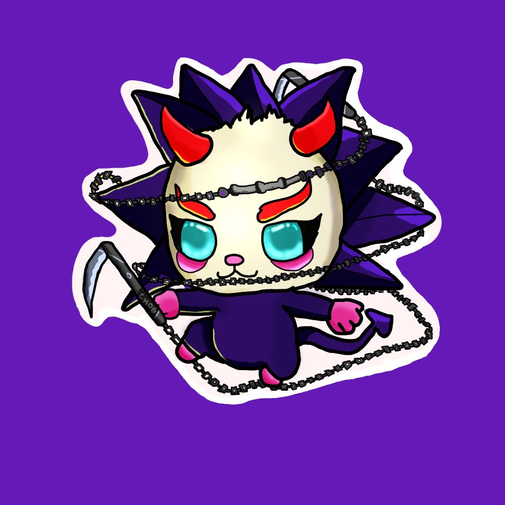 Chog Devil Discord Sticker Finished! 
Next up will be Chog Angel!  
<a href="/chog_xyz/">Chog (mainnet arc)</a> <a href="/monad_xyz/">Monad</a> <a href="/0x_PingPing/">PingPing</a> <a href="/Filipinads/">FilipiNADS (mainnet arc)</a>