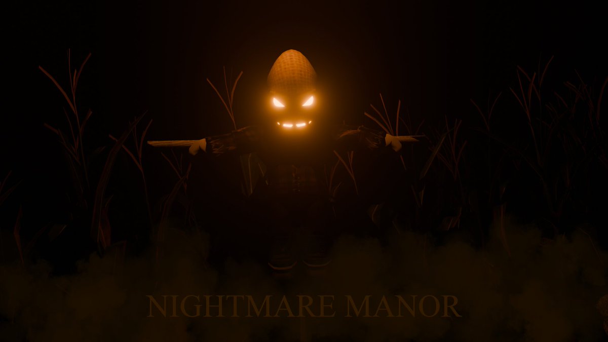 RBLXManor's tweet photo. September 7th, 7-8 pm EST. Nightmare Manor Haunted House. Haunt, Graveyard Laser Tag, Fear filled corn maze, music, vendors, and a scary time! We hope to see you! Spread the word! https://t.co/QUwm6Xs9e6
