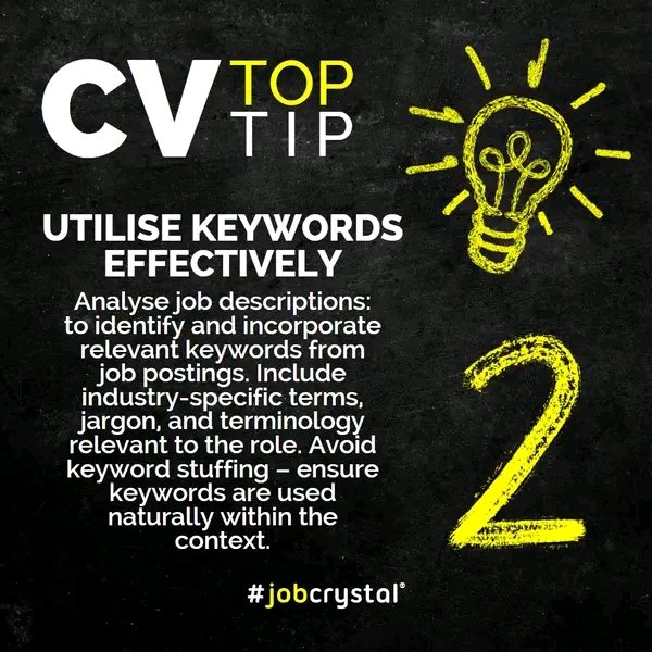 NthabelengDlam3's tweet photo. Here are 3 top tips to make sure your CV is picked up through ATS (Applicant Tracking Systems) every time.💡💪

#JobSearch #CareerAdvice #ResumeTips #HiringHacks #JobHunt #CVOptimization #JobSeekerTips #JobSeekers #JobCrystal https://t.co/h7aRhPPKKs