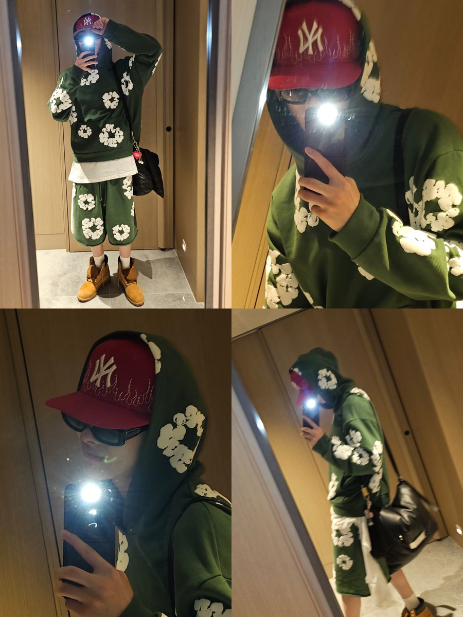 the coolest guy is here 💚😎 #NI_KI