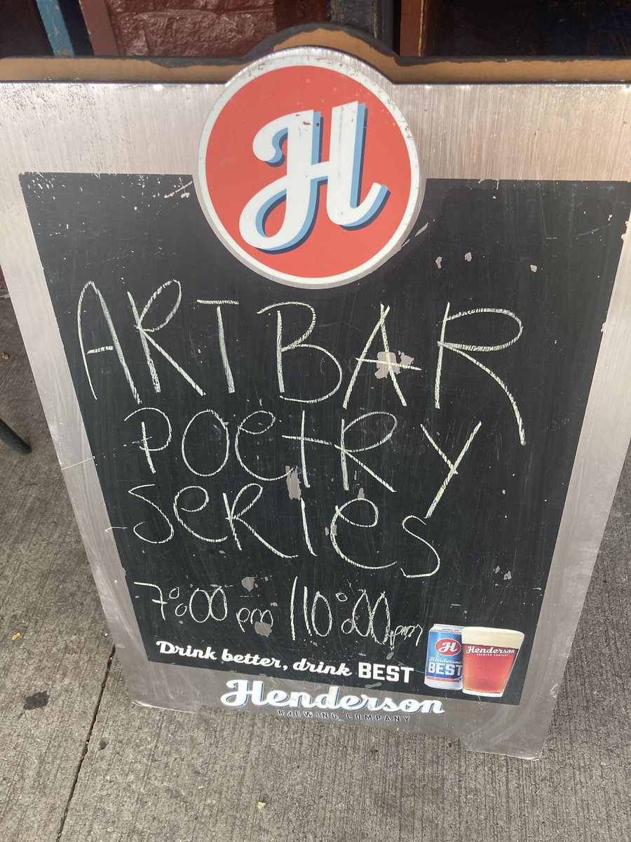 modernirish's tweet photo. Thanks to the folks at Toronto’s Art Bar Poetry Reading Series for inviting me to be a featured reader alongside Marvyne Jenoff and Guy Elston. Great poetry at the open mic, too! And…to the audience—thnx for letting me take your photos! Grateful, grateful, grateful. ❤️🙏 https://t.co/tdSwo7zVD1