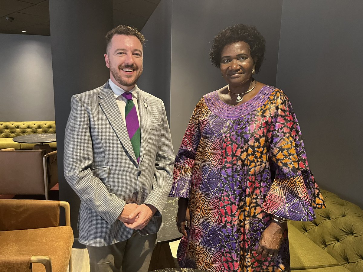 A privilege to connect with 🇳🇦 Minister of Higher Education Dr Itah Kandjii-Murangi <a href="/higher_na/">Min. of Higher Education Technology & Innovation</a> in the margins of <a href="/ruforumsec/">RUFORUM</a> to consider ways in which education can support achieving climate goals, including through <a href="/GRA_GHG/">GRA</a> scholarships in 🇳🇿 and other GRA members <a href="/GRN_Namibia/">Government of Namibia</a>