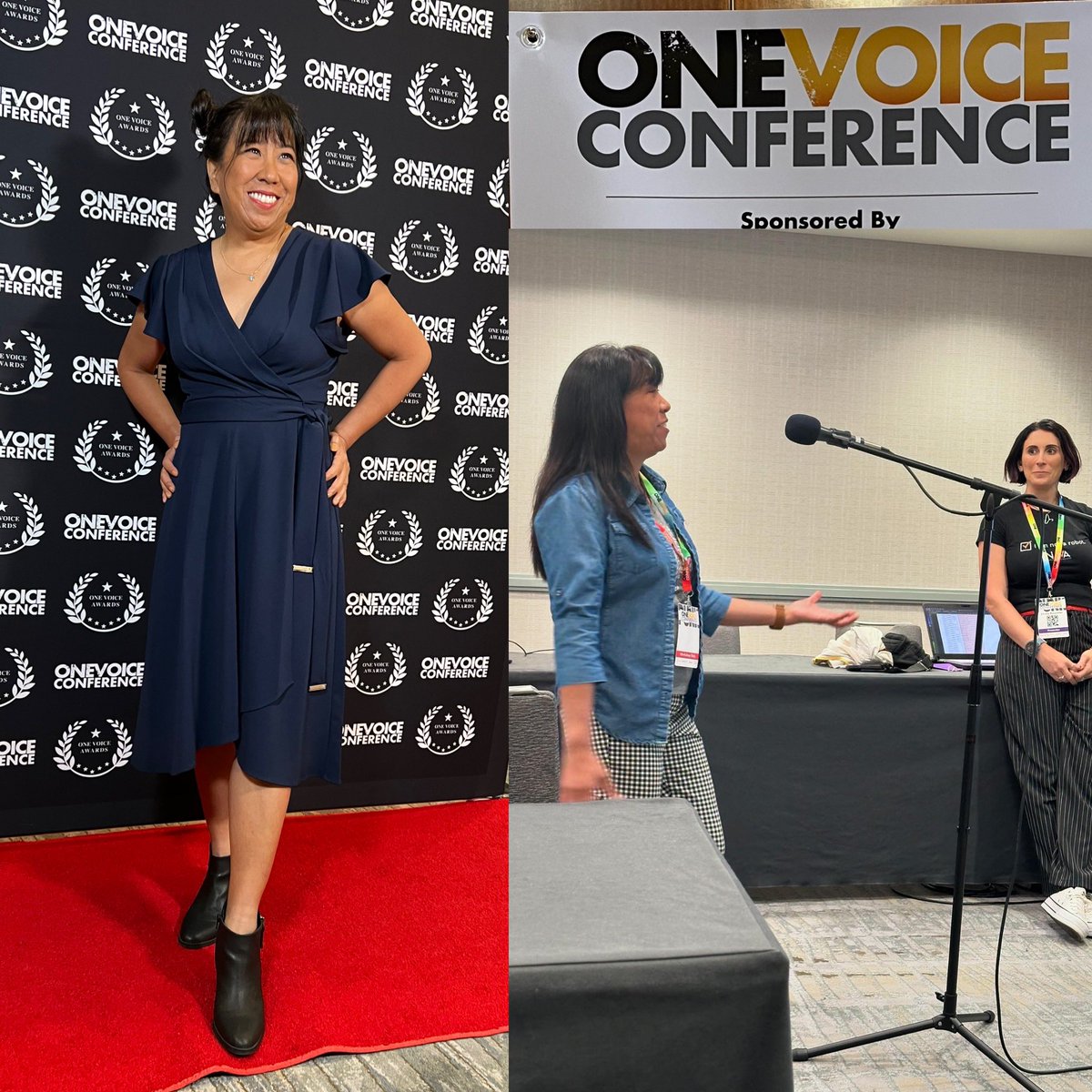 EileenDVoice's tweet photo. 2 official reasons I attended the #onevoiceconference: 1. Awards Night (Punk/BlackTie themed - I meant to do my hair in punk buns but ended up with anime buns 😂) 2. Video Game Workshop w/the talented @linsayrousseau - her Utility Belt workshop did not disappoint! https://t.co/NSSUlJ5GhG