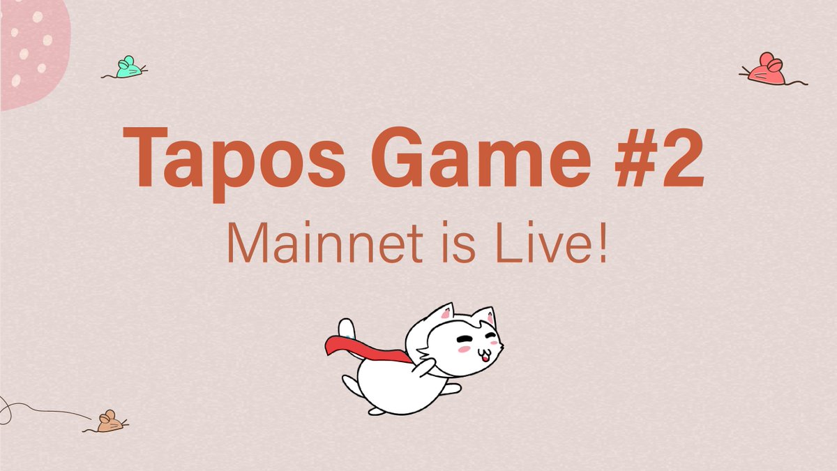 taposcat's tweet image. Tapos Game #2: Jump Jump and Jump is officially Live on @Aptos 😻

Try it here:

💻On Browser: tapos.xyz

📲 On Telegram: t.me/taposgame2bot/…

Get ready for a summer of feline fun!  Jump into a world of endless clicking with your Aptos favourite cat - Tapos bay…