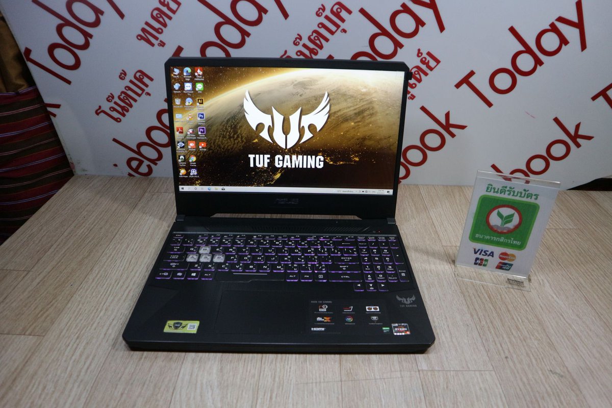notebooktoday's tweet photo. Asus TUF Gaming FX505DT
Ryzen 5 3550H (2.10 GHz up to 3.70 GHz)
GTX 1650 (4GB)
RAM 8 GB
HDD 1 TB
SSD 480 GB
จอ 15.6 FHD 120Hz
เล่นเกม สตรีมเกม
กราฟฟิค ตัดต่อ เขียนแบบ
ดูหนัง ฟังเพลง พิมงาน
ราคา 11,900 บาท
#notebooksecondhand #โน๊ตบุ๊คมือสอง
โทร 084-563-9094
LINE @Notebooktoday https://t.co/ZVbm43OOYW