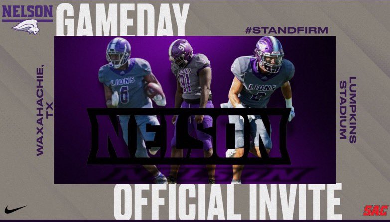 Sawyer (@sawyerghazal55) on Twitter photo Thank you <a href="/Coach_MacSAGU/">Blake McCulloch</a> very much for the game day invite I appreciate it! <a href="/NelsonUFootball/">NELSON Football</a> Thank you <a href="/Coach_MacSAGU/">Blake McCulloch</a> very much for the game day invite I appreciate it! <a href="/NelsonUFootball/">NELSON Football</a>