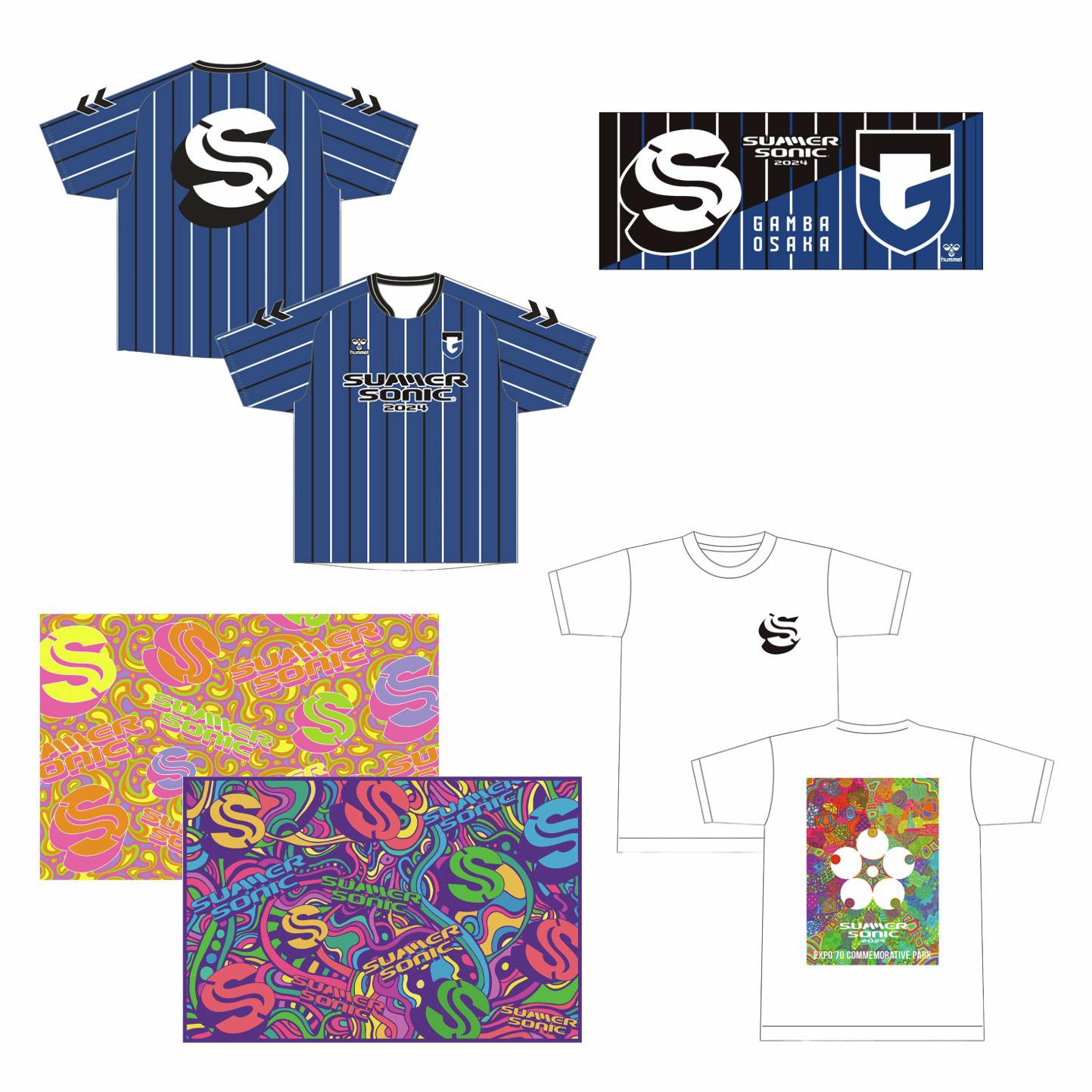 summer sonic★サマソニ★2025★ガンバ大阪　ガンバユニフォームXL ガンバ大阪 ガンバソニック 来場者配布ユニ GAMBA SONIC 2023