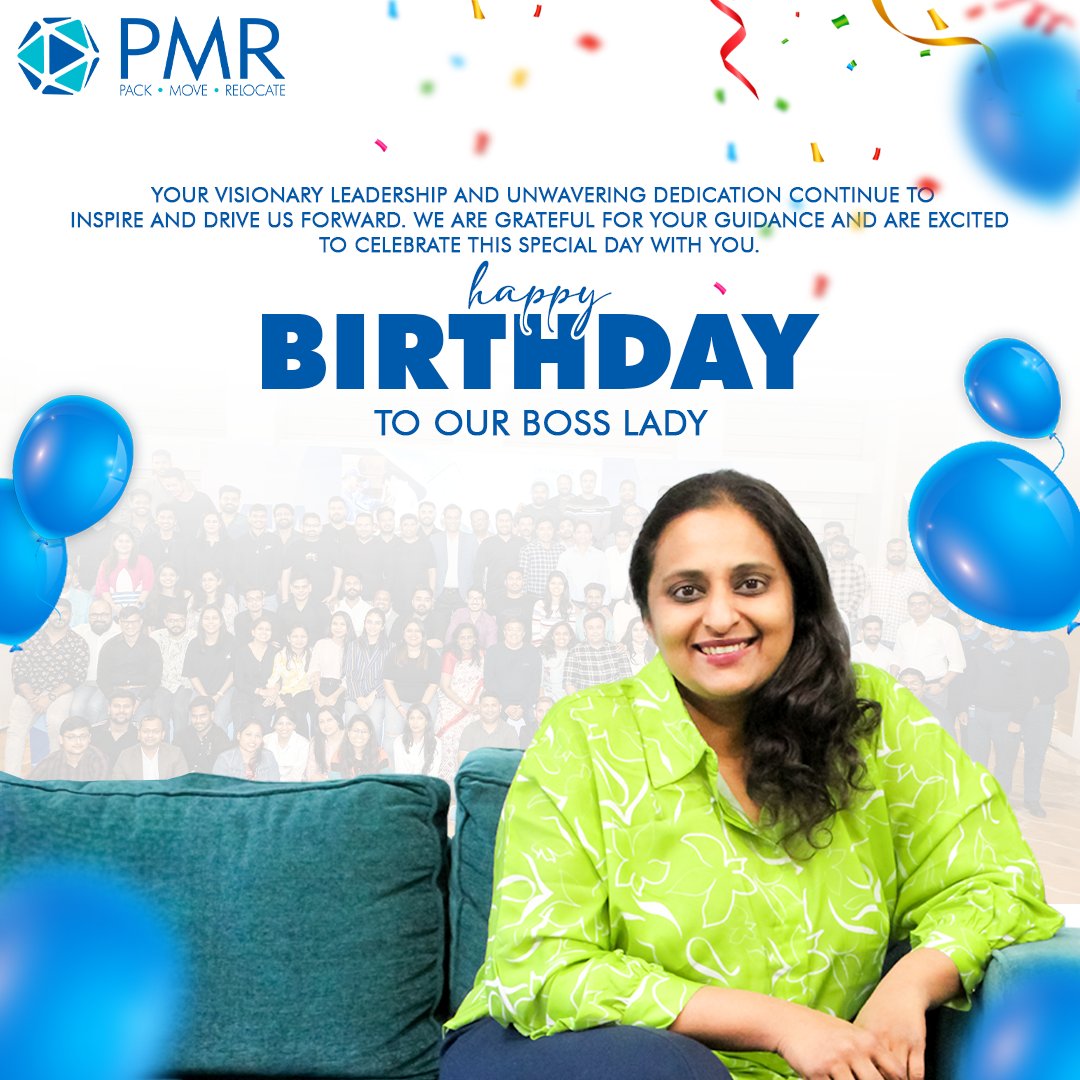 Happy Birthday to our Boss Lady, Ms. Aakanksha Bhargava! 🎂 

Your dynamic leadership and inspiring journey empower us every day.  
.
#BossLady #CEO #BirthdayWishes #Celebration #Inspiration #Guidance #Vision #Success #Mentorship #HappyBirthday #pmr #pmreloctaions #wishes