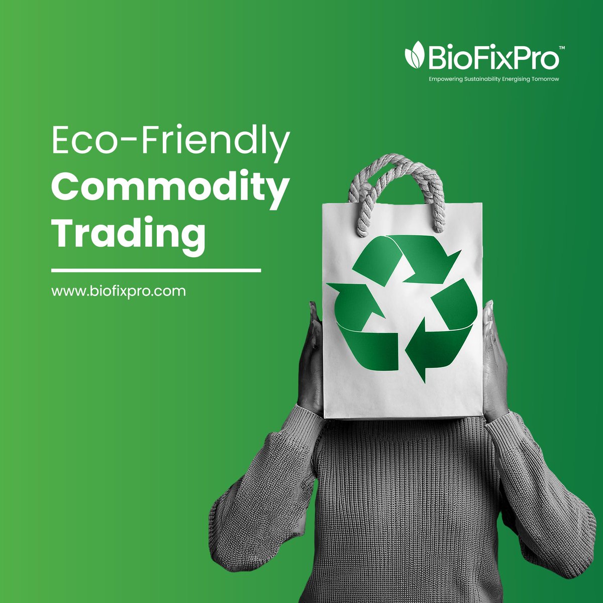 BioFixPro's tweet image. Trading waste into valuable resources. BioFixPro drives eco-friendly commodity trading. ♻️ 

#SustainableTrading #WasteManagement #EcoFriendly #Recycle #SustainableLiving #CleanEarth #EcoFriendlyServices #ZeroWaste #WasteReduction #biofixpro #bigreenbin #LikeBioFixPro
