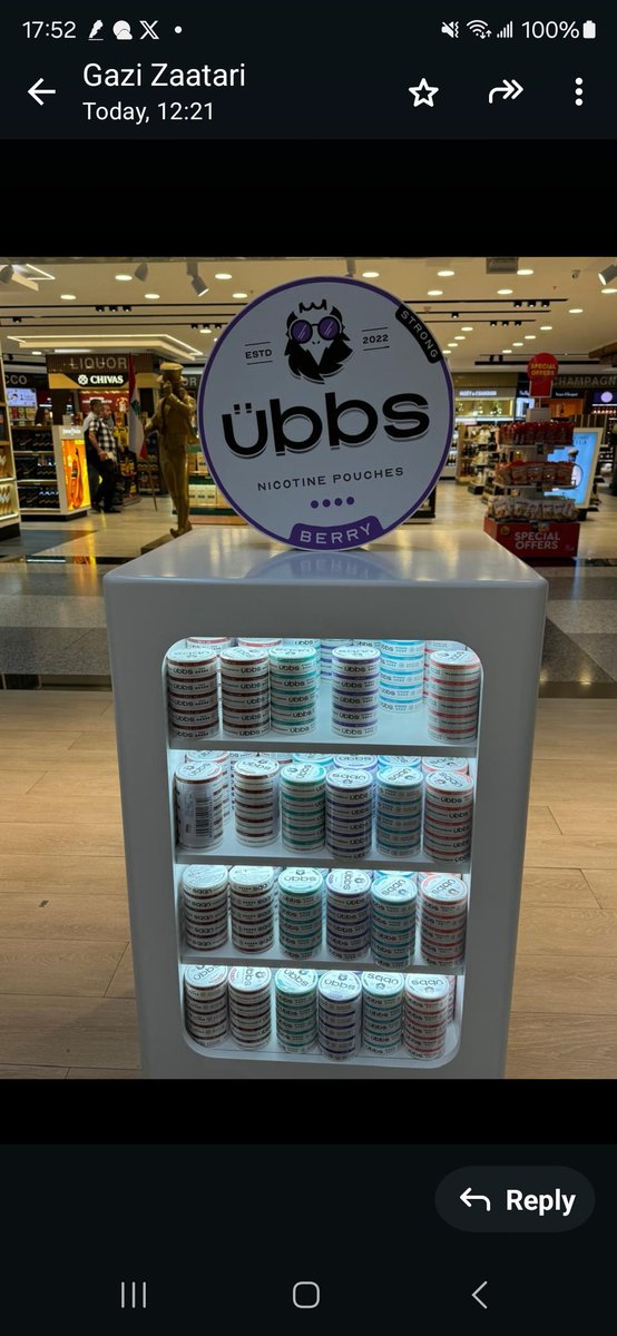 منتج جديد للنيكوتين دخل لبنان .
إفادة من البرنامج الوطني لمكافحة التدخين،وتحذير من قبل الناشط في هذا المجال د غازي الزعتري...
الحل الوحيد هو فرض رسوم عالية على هذه المنتجات أسوة بما هو معمول به في كل العالم...