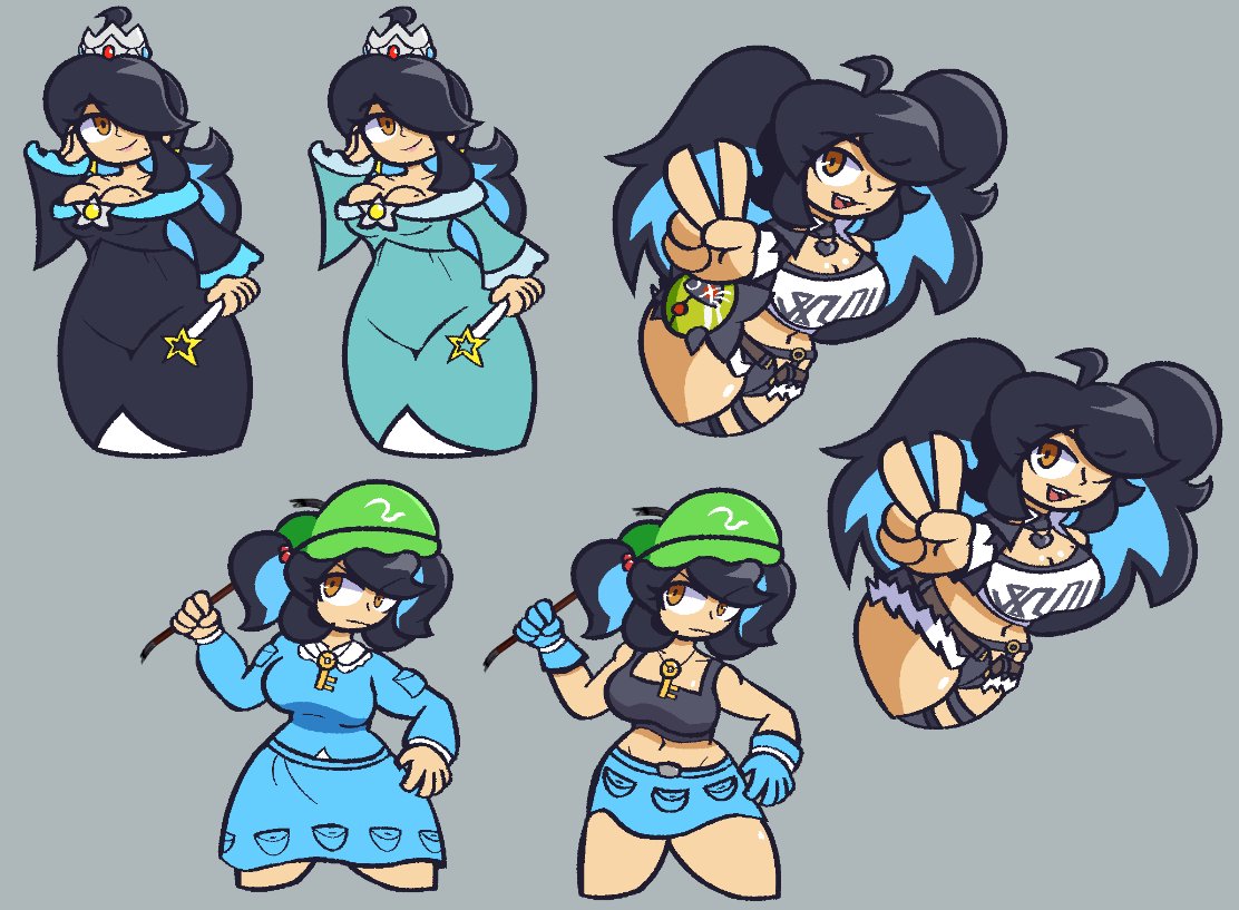 Some more Julia Cosplays! (With some Alts) Here we got:
Rosalina
Nicole (Zenless Zone Zero)
Nitori (Touhou)