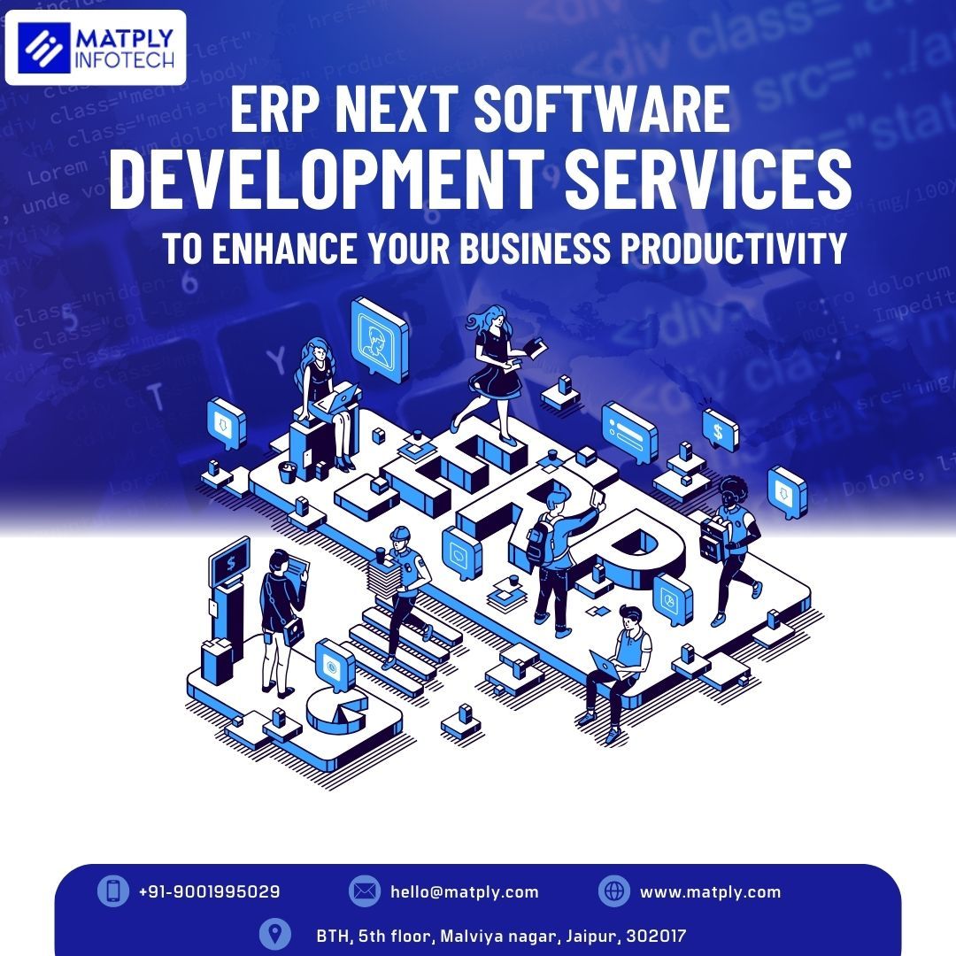 MatplyInfotech's tweet image. 𝐄𝐑𝐏 𝐍𝐞𝐱𝐭 𝐒𝐨𝐥𝐮𝐭𝐢𝐨𝐧𝐬- 𝐄𝐥𝐞𝐯𝐚𝐭𝐞 𝐘𝐨𝐮𝐫 𝐁𝐮𝐬𝐢𝐧𝐞𝐬𝐬 𝐏𝐫𝐨𝐝𝐮𝐜𝐭𝐢𝐯𝐢𝐭𝐲 🚀

📍BTH, 5th floor, Malviya nagar, Jaipur, 302017

#softwaredevelopmentagency #softwarecode #mobileappdevelopment #customsoftwaredevelopmentcompany #softwaresolutions