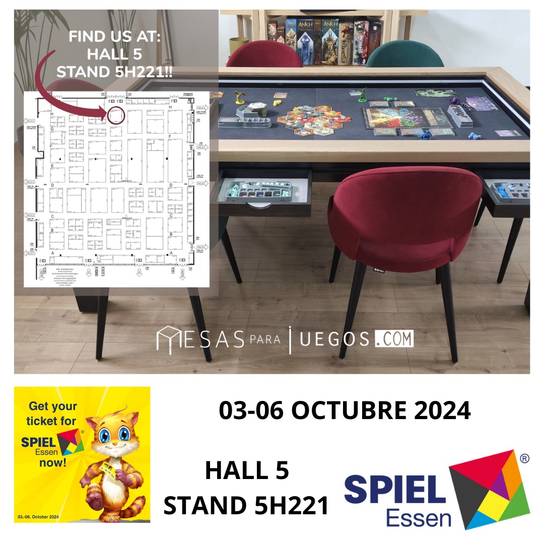 mesasparajuegos's tweet image. We are coming to Essen #Spiel!