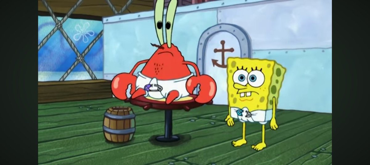ppdude9555's tweet photo. @mrfox417847 did it first but i had to take a swing at it 🦀🧽🍼 https://t.co/LhLTtLbaO4