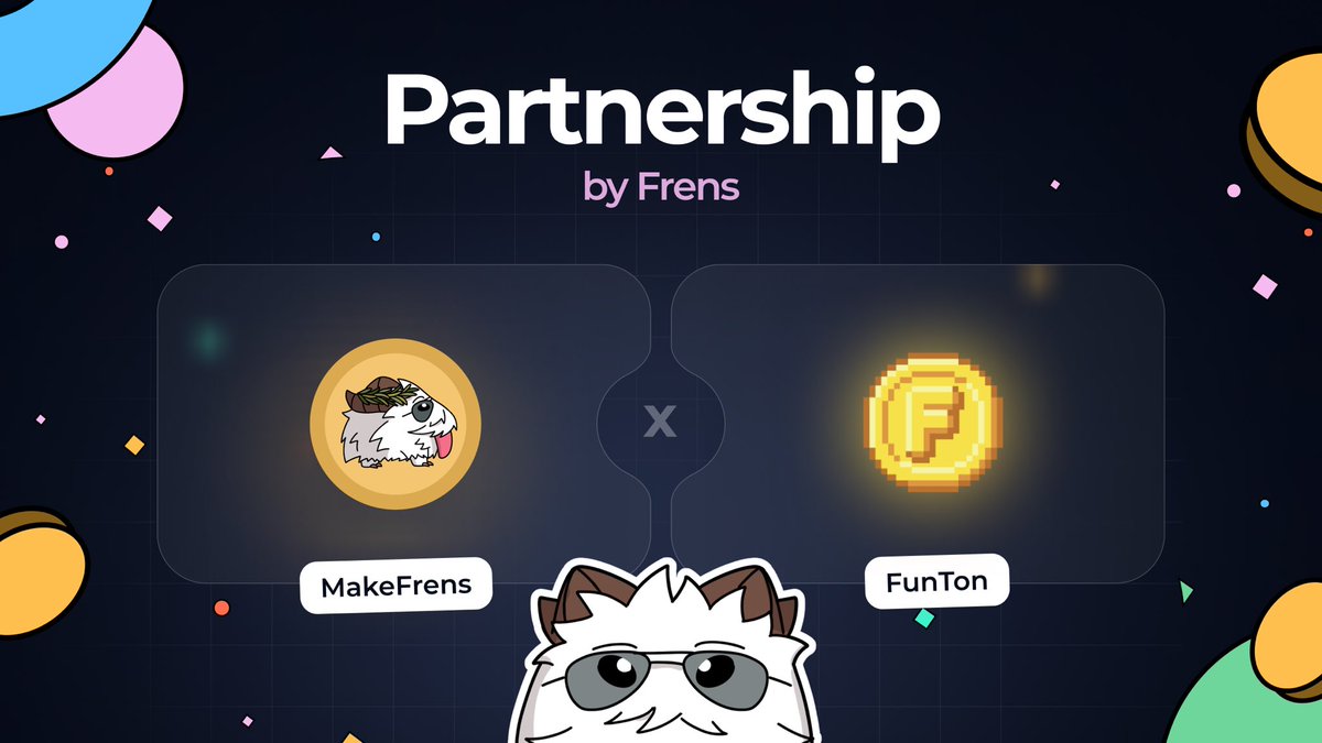 MakeFrensxyz's tweet image. 🚨New Partnership 🚨

Make Frens 🤝 FuntonAI

🟡@funton_ai is a leading modular multi-game platform on #TON , dedicated to creating a decentralized #GameFi ecosystem that integrates #AI and gaming.

Join our app:t.me/MakeFrens_Bot