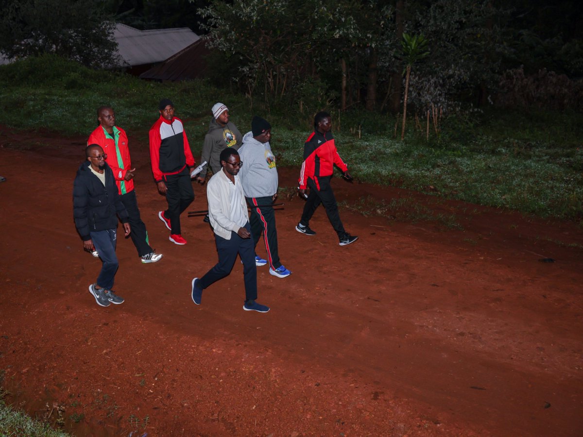 rigathi's tweet photo. Ahead of the second day of President William Ruto's development visit of Kisii and Nyamira Counties, I had a refreshing healthy walk this morning.
 
I savoured the freshness and the serenity that is Kisii town and its environs. https://t.co/wHyuhNpjEv