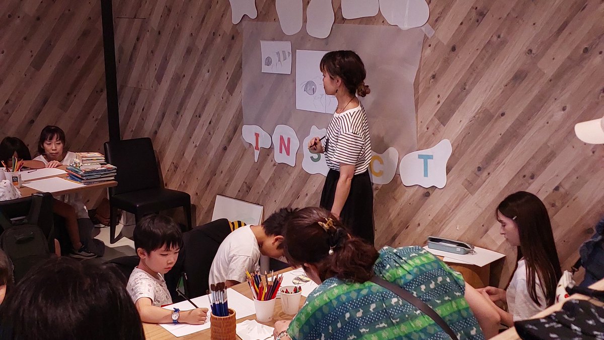 お絵かきイベントに来てくれたみんな、ありがとうね！そしてこの企画を運営、実現してくださったスタッフの皆様、応援しに一緒に来てくれた家族に心から感謝します。ありがとうございました。
＃インセクトコレクション