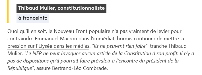 pldbray1's tweet photo. @franceinfo Mettre la pression dans les media ! écrivait France info le 27/07 ! Et qui participe activement ! 😂
Si ça ce n'est pas l'aveu de son militantisme contre la Constitution...🤔 https://t.co/nQJpleMnt7
