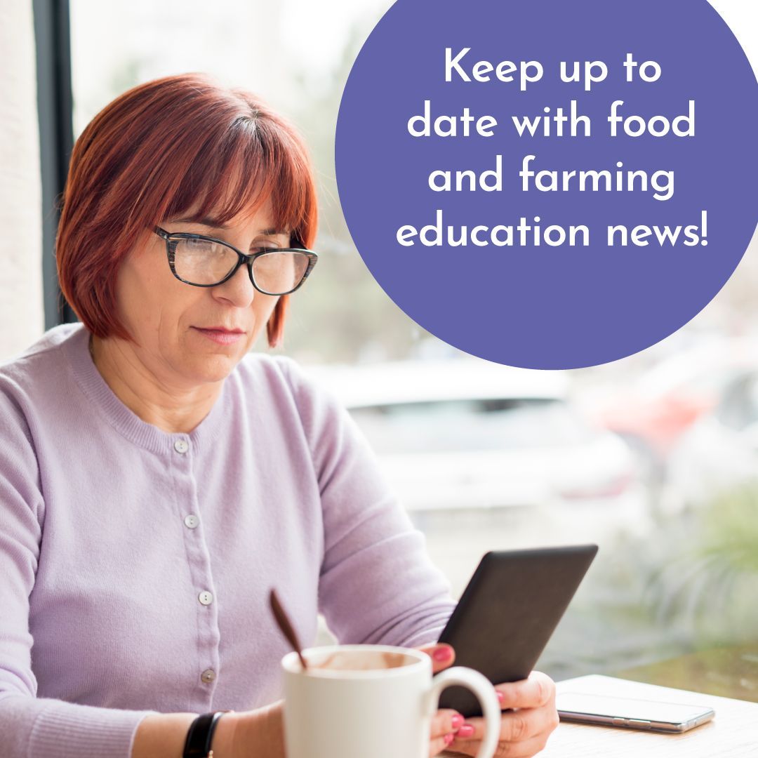 Our teacher newsletter will be landing in email boxes soon! 📩 

Want to receive it and keep up to date with food, farming, countryside and environment news and training?  

Make sure you're signed up! ➡️ buff.ly/4bUNycM