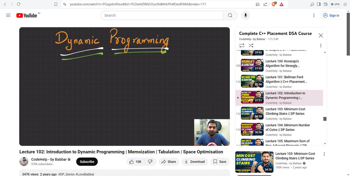 salman_code's tweet image. Finally completed DSA course in 6 months.

A special thanks to @lovebabbar3