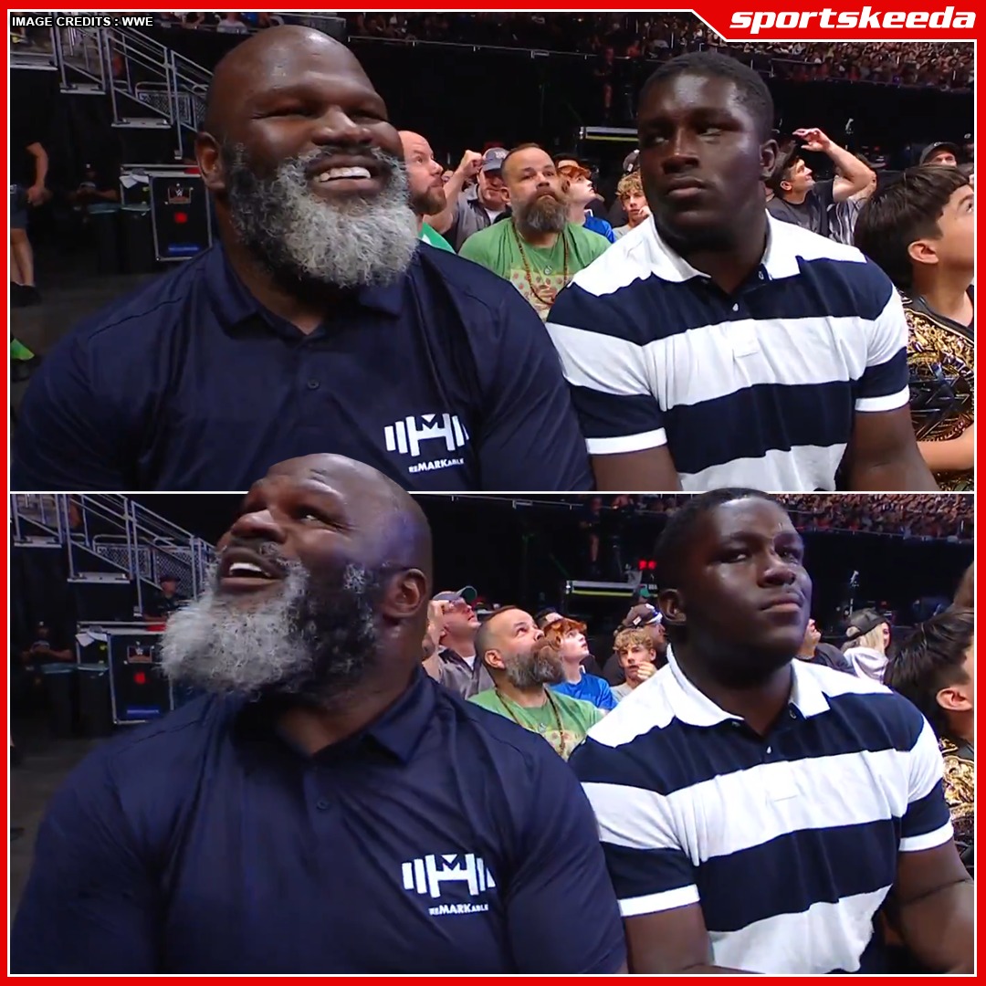SKWrestling_'s tweet image. #MarkHenry made his first #WWE appearance in over 3 years, attending RAW with his son Jacob Henry. ❤️
#WWERaw