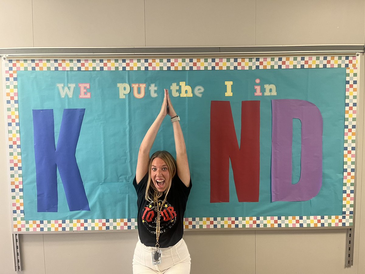 <a href="/MissKMurphy5/">Miss Murphy</a> puts the I in KIND! 😊Can’t wait to see all of our <a href="/SlateHillStars/">Julie Gulley</a> that do, too! ⭐️ #starqualities #itsworthit #theslate