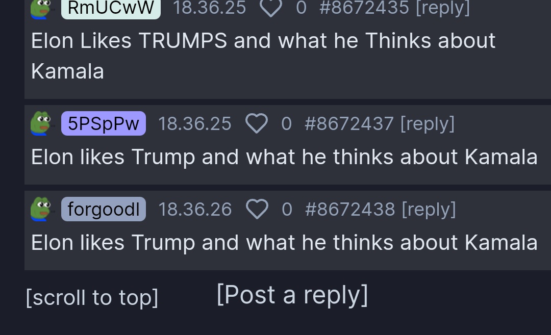 Koe_99's tweet photo. @ElonKamala Elon likes Trump and what he thinks about Kamala

5PSpPwfYuGmbYr65PsN5iHmYrayNXuufJEybUSfKA4TV https://t.co/a9pAbBzNGR
