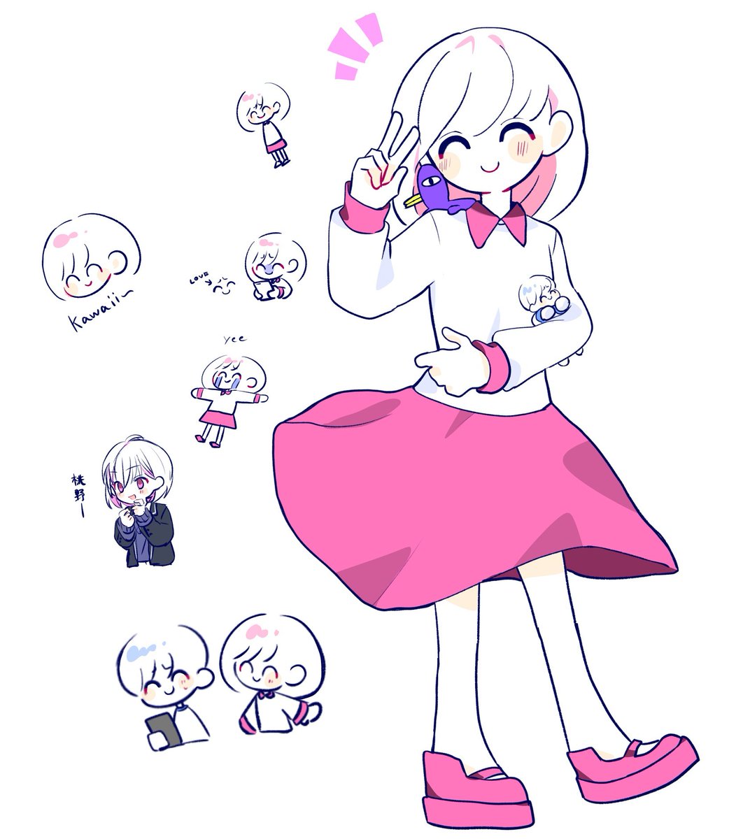 ぼくわたイラスト 描きたかったので👊kawaii