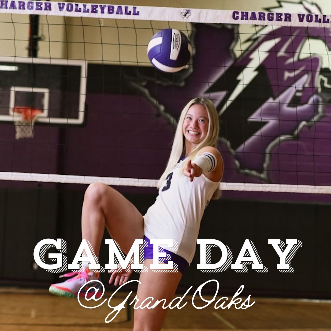 You know what day it is! The Chargers are headed to Grand Oaks tonight to take on the Grizzlies in our 2024 opener. #CFVB #joy