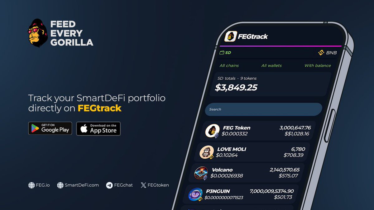 Ste_Cha78's tweet photo. @FEGtoken Stay on Track Gorillas 🦍 

Some peeps didn’t know that if you press SD Tokens at the bottom of the app it shows you your entire bag 💼 

It’s very cool and all in one place on #FEGtrack 📲 https://t.co/zrV2WdkBca