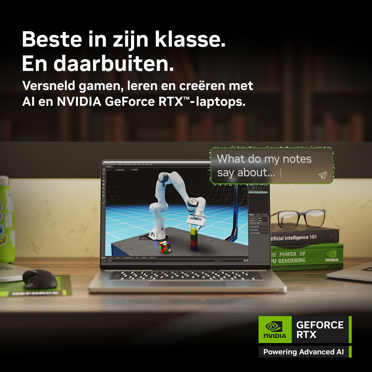 Play, learn and create with AI thanks to NVIDIA! 💚 

👉 buff.ly/3WUKCc3