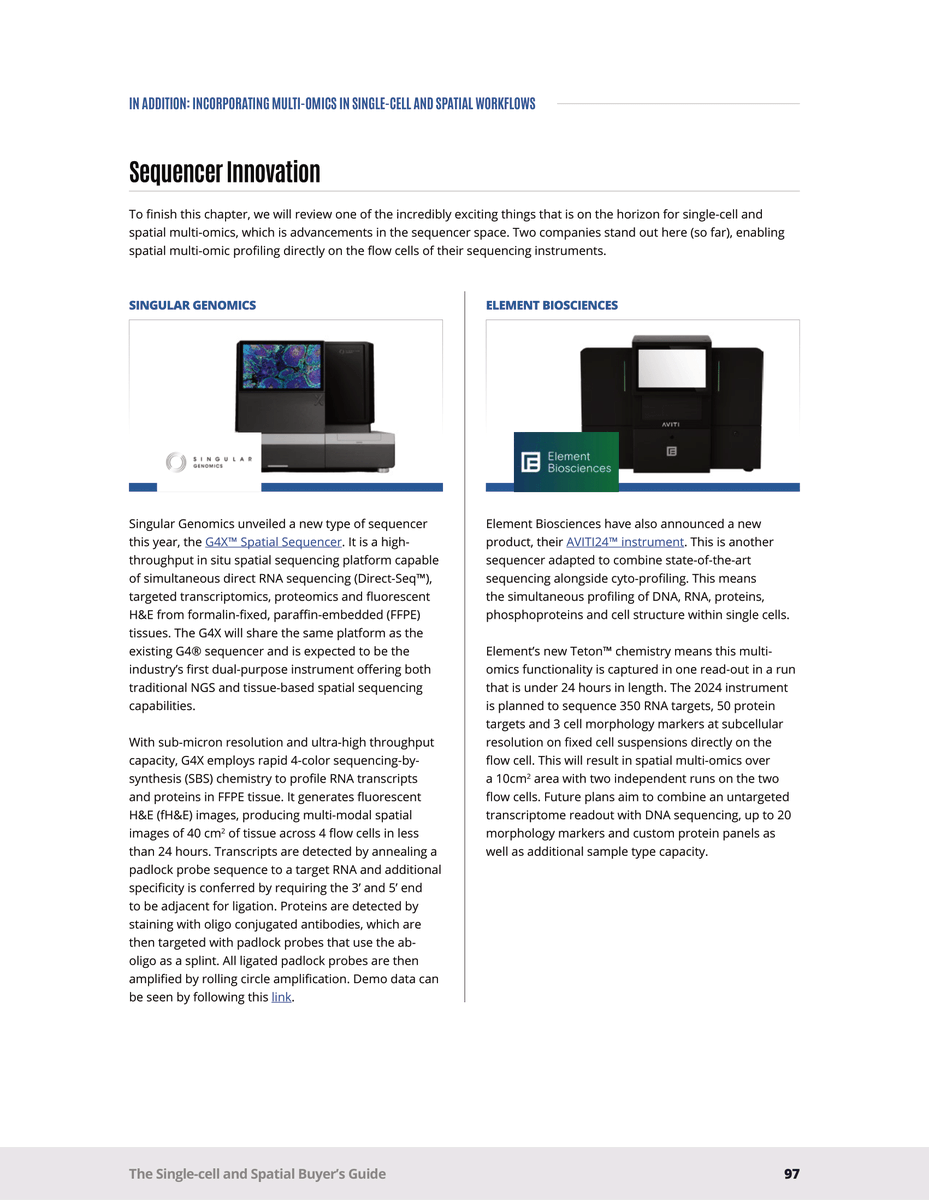 FLGenomics's tweet image. #spatialmultiomics really is the method of the moment, but what’s available for you to use right now? Chapter 6 of the new #spatialomics report puts the spotlight onto #multiomics. It reviews available methods with direct quotes from leading scientists - hubs.la/Q02J8Rkp0