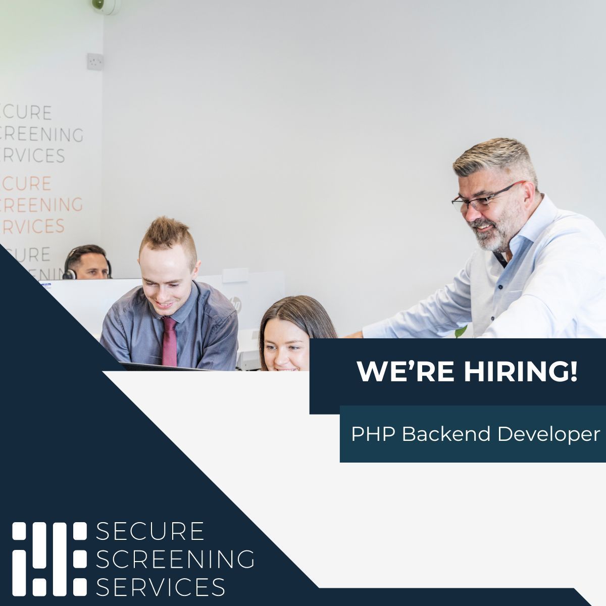 SecScreenServ's tweet image. We&apos;re Hiring! An exciting opportunity has opened up to join our Development Team as a Backend PHP Developer! For the full job description head to Indeed - uk.indeed.com/cmp/Secure-Scr…

#hiring #PHPDeveloper #joinourteam