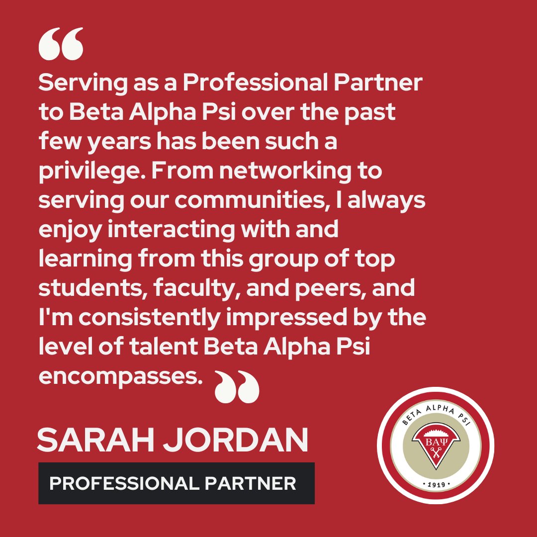 On this Professional Partner Tuesday, we're thrilled to spotlight an incredible supporter: Sarah Jordan, Graduate Recruiting Senior Manager at  Protiviti. @selizabethwilliams🌟 ow.ly/uBx450QhUyK