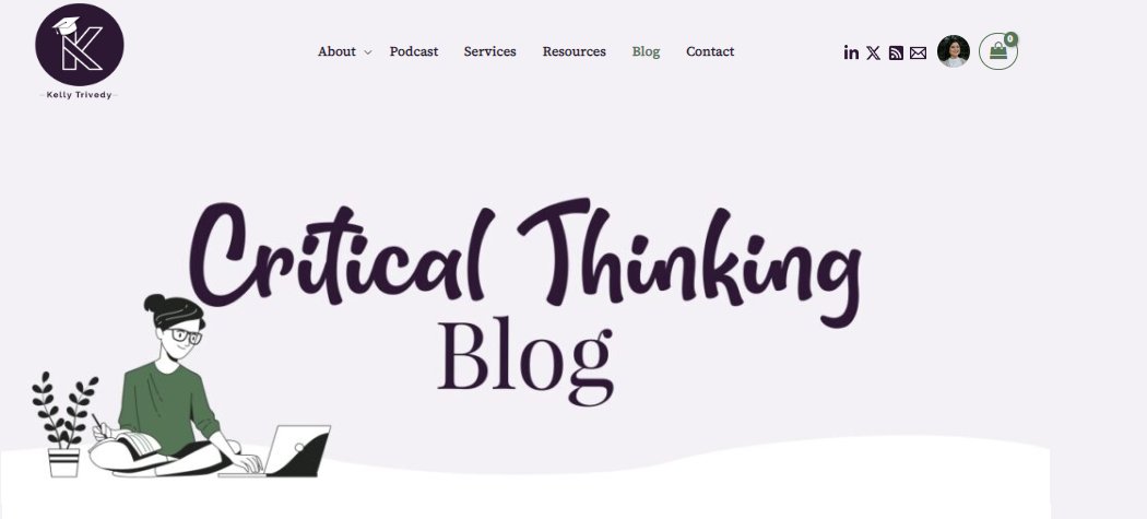 If you're interested in critical thinking, check out my blog:

kellytrivedy.co.uk/critical-think…

#criticalthinking #skills #blogger #educator #academicskills #academictwitter