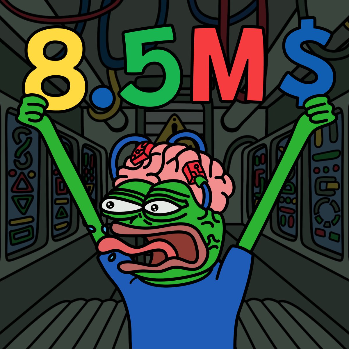 pepe_unchained's tweet photo. Pepe’s on fire! 🔥 We’ve hit $8.5M!

This journey is only getting more exciting, and we couldn’t have done it without you! https://t.co/4ZsjnrAXAH