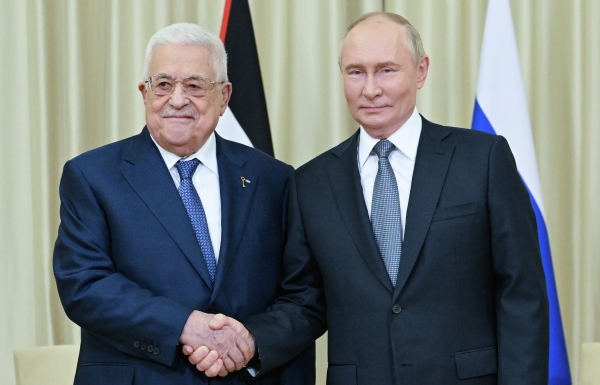 SputnikMundo's tweet photo. 🇷🇺🇵🇸 Lo que está sucediendo en Oriente Medio no pasa desapercibido para Rusia, a pesar de la operación militar especial, declara el presidente ruso, Vladímir Putin, durante las negociaciones con el líder palestino Mahmud Abás. https://t.co/QfUVfSqrPL