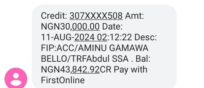 el_uthmaan's tweet image. A member of your office reached out to the family with the sum of 30,000 Naira. 

Thank you for reaching out, SSA.😊