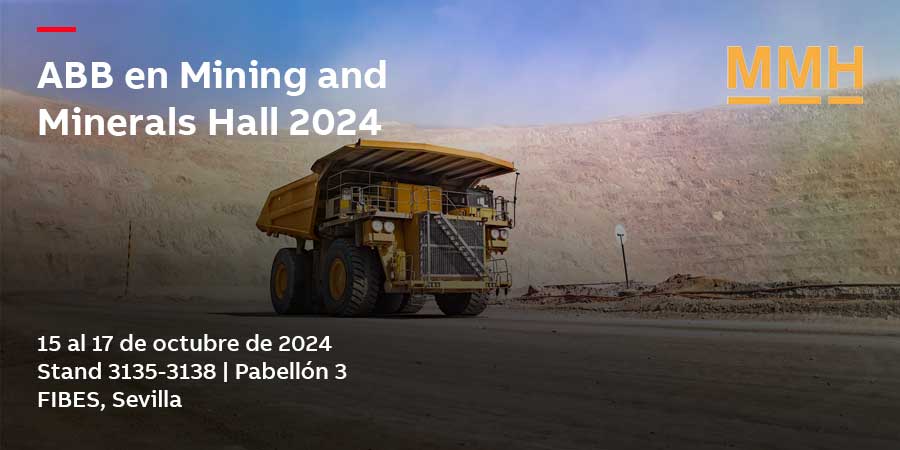 ABB en España (@abb_spain) on Twitter photo ¡Empieza la cuenta atrás! La semana próxima te esperamos en #MMH2024 para contarte cómo estamos reconstruyendo el transporte de vehículos pesados hacia un modelo más fiable, eficiente y seguro. 
🗓️15-17 octubre
📍Stand 3135 | FIBES, Sevilla
🎟️to.abb/Lb3lNNf1 ¡Empieza la cuenta atrás! La semana próxima te esperamos en #MMH2024 para contarte cómo estamos reconstruyendo el transporte de vehículos pesados hacia un modelo más fiable, eficiente y seguro. 
🗓️15-17 octubre
📍Stand 3135 | FIBES, Sevilla
🎟️to.abb/Lb3lNNf1