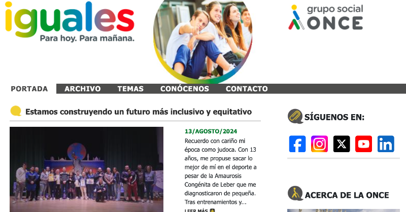 ONCE_oficial's tweet photo. Hoy, en #BlogONCE, Tatiana Moreiro nos habla sobre la #inclusión en el deporte
Exjudoka y fisioterapeuta, estos días no puede evitar emocionarse al faltar nada para los juegos @paralimpicos #París2024
#FEDC