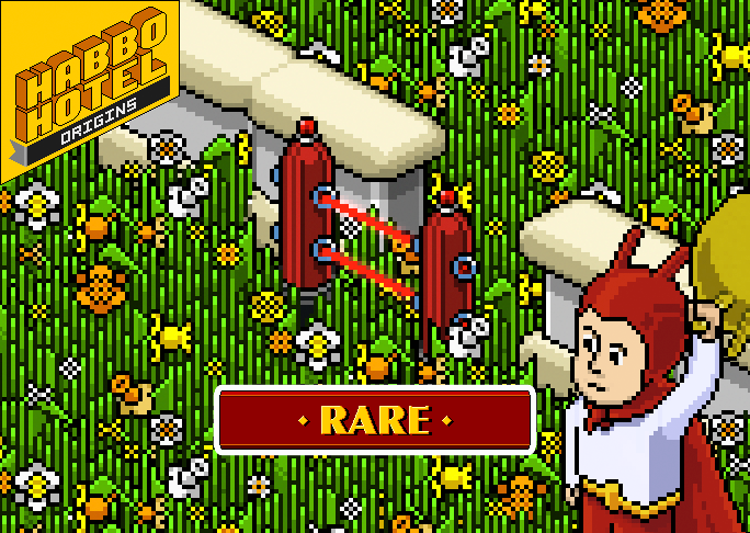 HabboOrigins's tweet photo. 🔴 Rare Red Laser Doors!

In the build up to the launch of Battle Ball in Habbo Hotel: Origins, we decided to release a red rare in honour of the Red::Devil: Red Laser Doors!

50 credits, available for a week.