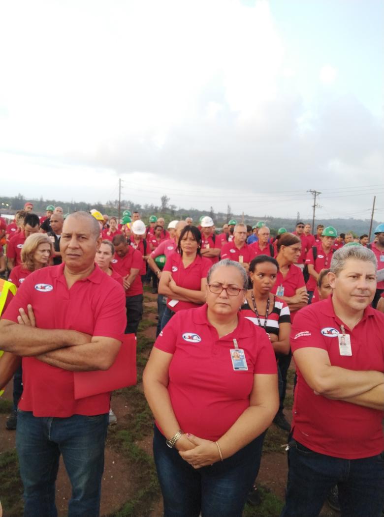 ArizaBorges's tweet photo. Iniciamos la jornada hoy recordando a nuestro líder histórico #Fidel Comandante, su legado está presente.@MoaNickel1994 @cubaniquel1 @EnergiaMinasCub https://t.co/v6us3xd5te