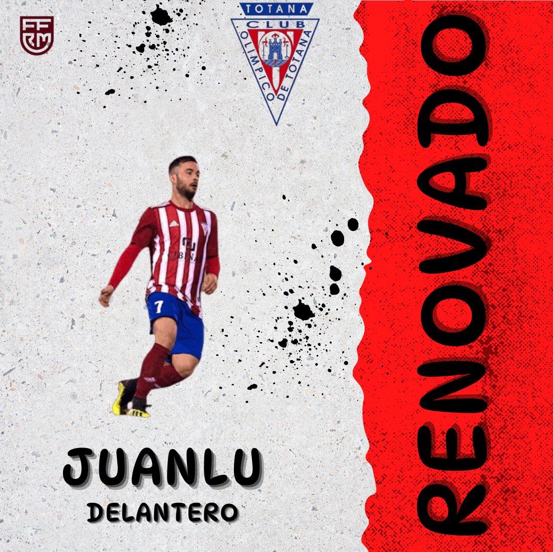 🐰 <a href="/JuanluGilberte/">Juanlu Gilberte</a> Renovado con el Club Olímpico de Totana. 🔴⚪️

El jugador totanero, uno de los más queridos por la afición, jugará un año más en el Juan Cayuela. Rápido, con buen pie y que puede jugar en todas las posiciones de ataque. 

¡Mucha suerte!

#VamosOlimpico