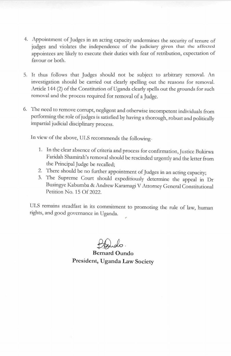 Uganda Law Society tweet media