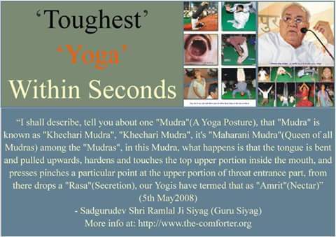 #HIVisCurable Gurudev Siyag's Siddhayoga practice awakens the Cosmic Mother Energy which tries to reach its destination in the crown. The deeper the meditation, the faster its progress, removing all blocks on the way thru yoga