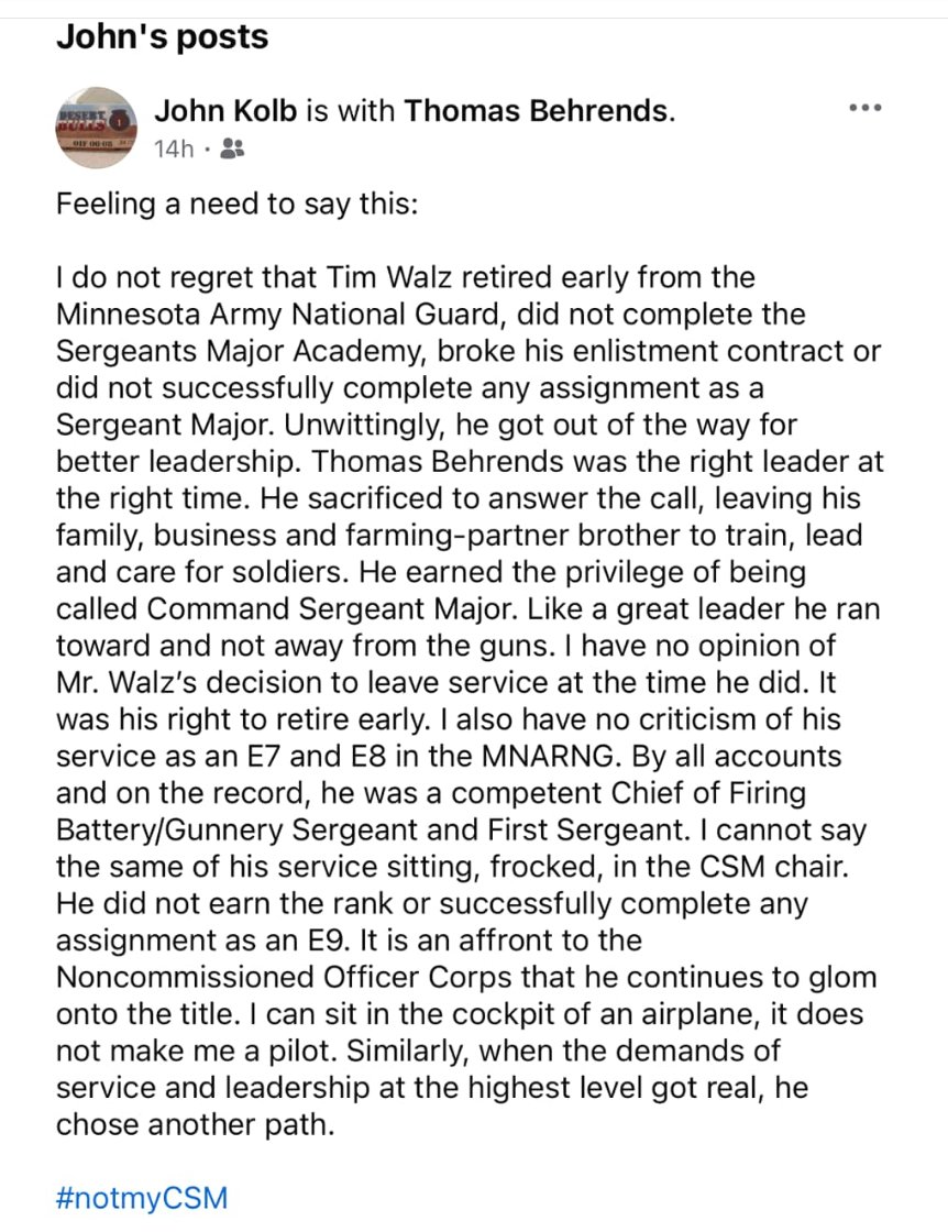 Walz fits Harris! Liars will stay together because they have to support each other's lies they continue to tell. Wake up America! We have to get out of the hell hole she helped put us in! WE WILL NOT CHANGE despite her lies if you elect her!  She is worthless just like <a href="/POTUS/">President Donald J. Trump</a> is!