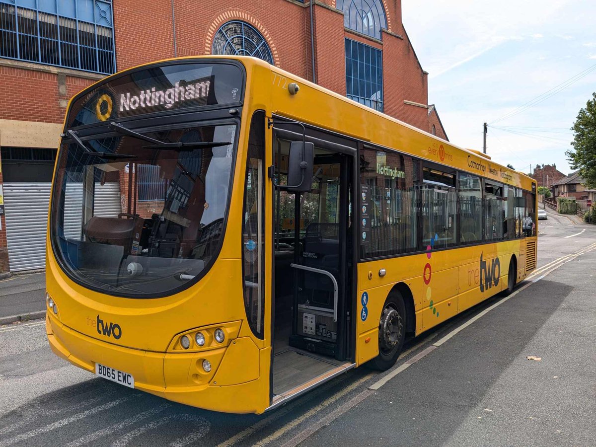 DGRBusAdventure's tweet photo. Morning ticked off, Eastwood>Ilkeston>Nottingham>Eastwood>Ripley and lunch.

Great to see Neil and Tim in Ilkeston, and a couple of bonus spots in Eastwood of the #My15 and Driver Training. 

Where will the afternoon take us?

@trentbartonland #DanielsBusAdventures https://t.co/lX6ASh1kMA
