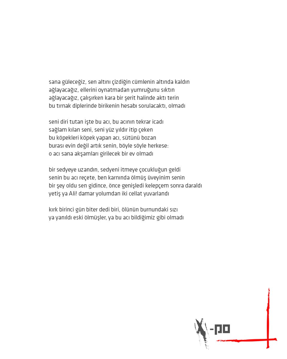 buzdokuzdergi's tweet photo. [Oğulcan Kütük - Olmadı]  
#Xpoetry #Xpoetries #BuzdokuzXPo https://t.co/YuGOWIIvED